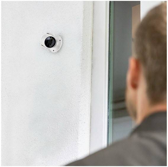 Hama Überwachungskamera, WLAN-Kamera außen, Aufzeichnung, Nachtsicht, 1080p, WS 00176645 Kabellos IP Überwachungskamera