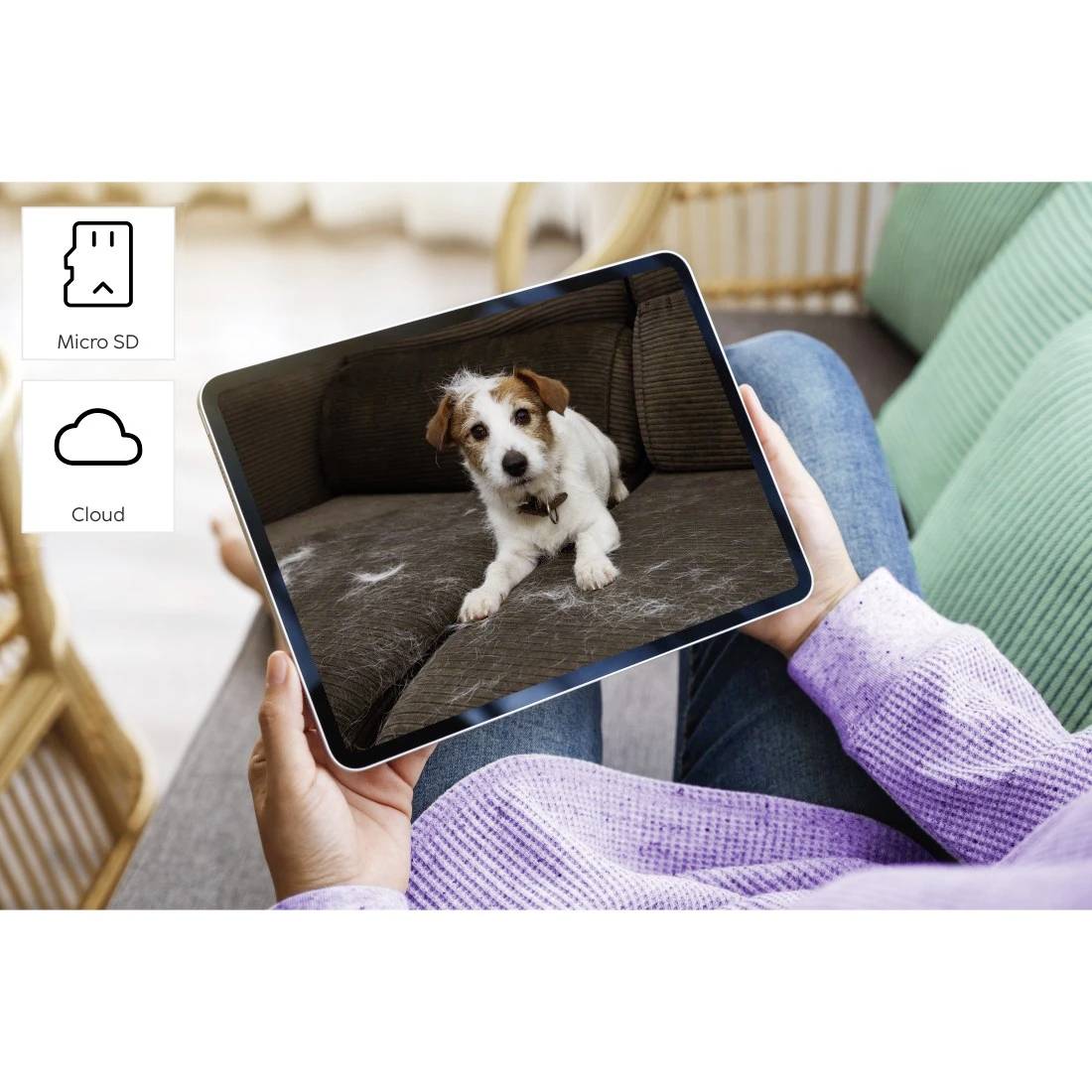 Hama Überwachungskamera, WLAN, innen, schwenkbar, Bewegungsmelder, Aufzeichnung 00176647 Kabellos IP Überwachungskamera