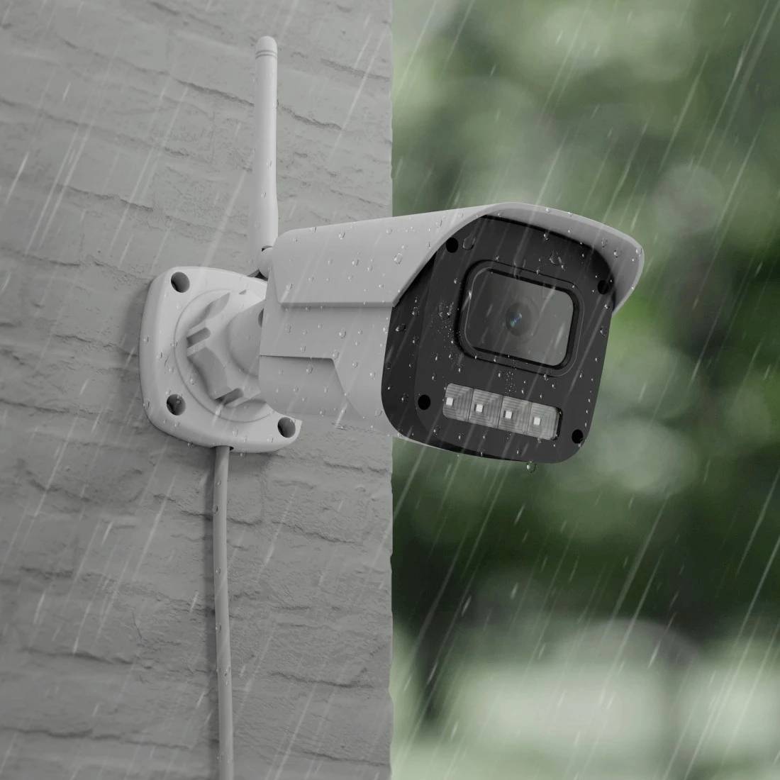 Hama Smarte Überwachungskamera, WLAN, für außen, Nachtsicht, 1080p, Aufzeichnung 00176653 Kabellos IP Überwachungskamera