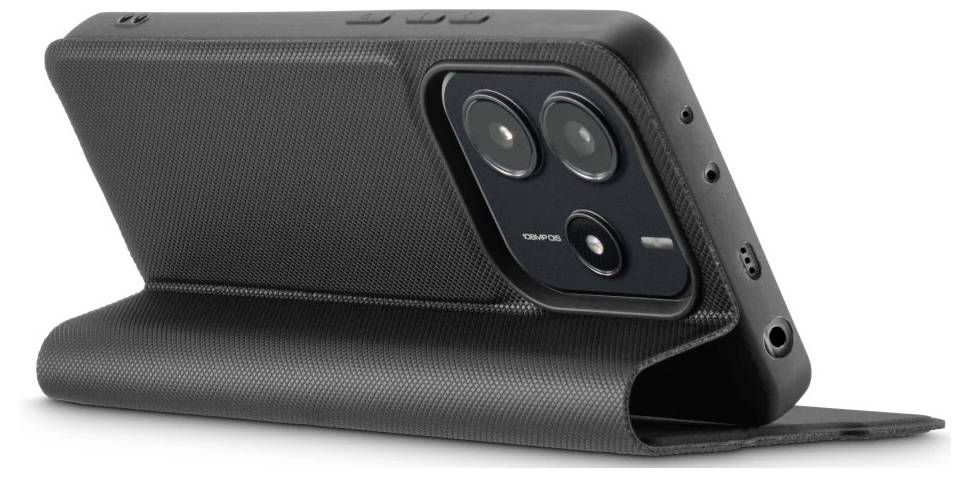 hama 00019417 Handytasche "Daily Protect" für Xiaomi Redmi Note 14 4G, Schwarz