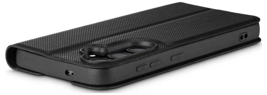 Hama Handytasche "Daily Protect" für Samsung Galaxy S25, Schwarz Booklet Samsung Galaxy S25 Schwarz Standfunktion 00080559