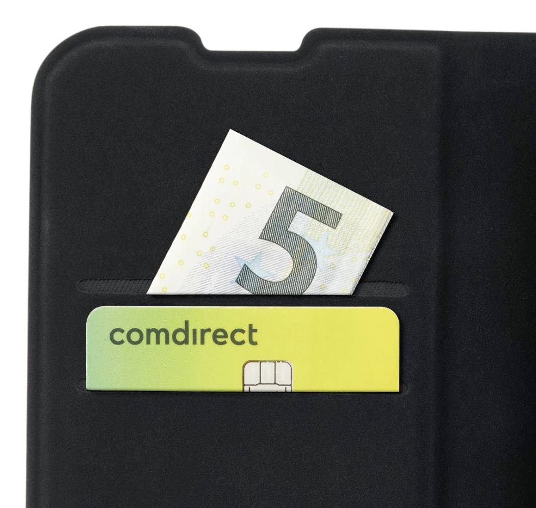 Hama Handytasche "Daily Protect" für Apple iPhone 16 Pro, Schwarz Booklet Apple iPhone 16 Pro Schwarz Standfunktion 00123762