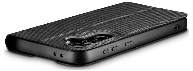 Hama Handytasche "Daily Protect" für Samsung Galaxy S24 FE, Schwarz Booklet Samsung Galaxy S24 FE Schwarz Standfunktion 00137983