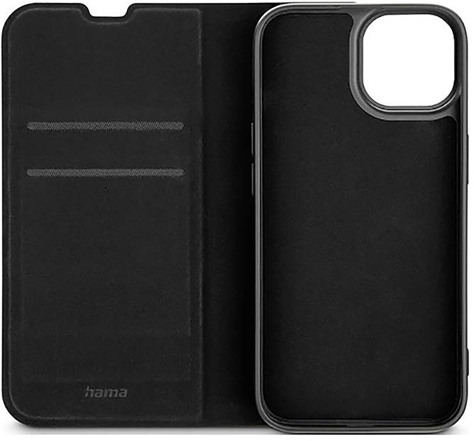 Hama Handytasche "Daily Protect" für Apple iPhone 14, Schwarz Booklet Apple iPhone 14 Schwarz Standfunktion 00138141