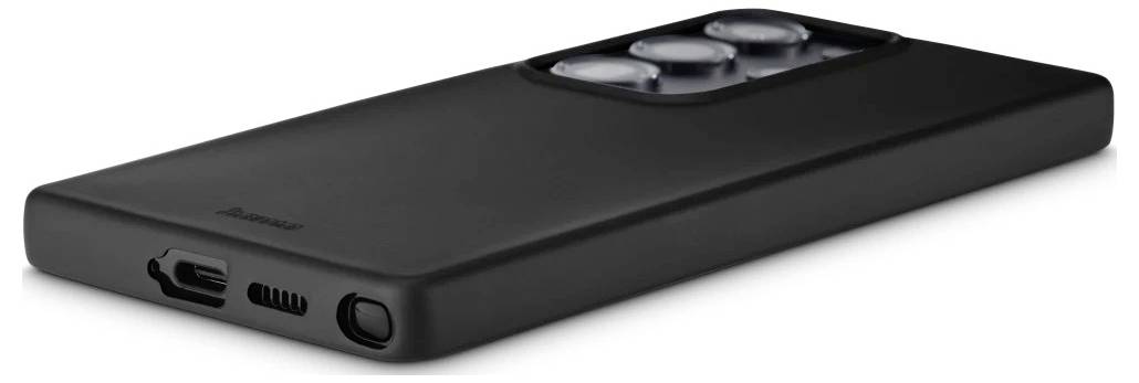 Hama Handyhülle "Fantastic Feel" für Samsung Galaxy S25 Ultra, Schwarz Cover Samsung Galaxy S25 Ultra Schwarz 00080582