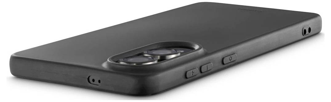 Hama Handyhülle "Fantastic Feel" für Samsung Galaxy S25 Edge, Schwarz Cover Samsung Galaxy S25 Edge Schwarz 00080594