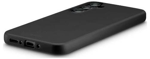 Hama Handyhülle "Fantastic Feel" für Samsung Galaxy A35 5G, Schwarz Cover Samsung Galaxy A35 5G Schwarz 00118888