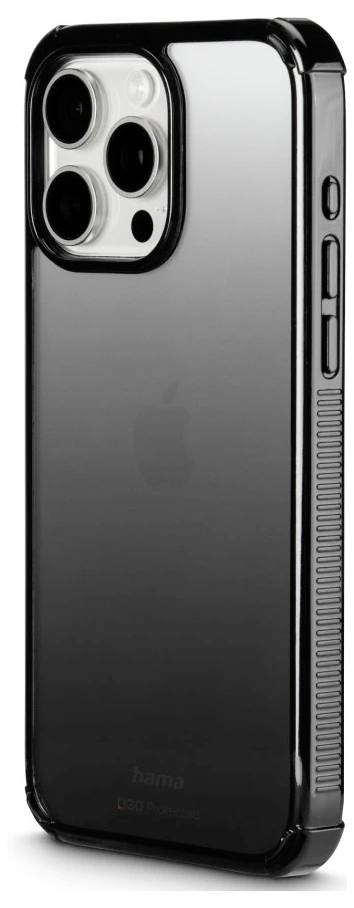Hama Handyhülle "Extreme Protect" für Apple iPhone 16 Pro, Schwarz Cover Apple iPhone 16 Pro Schwarz 00123766
