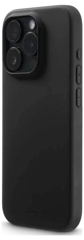 Hama Handyhülle "Fantastic Feel" für Apple iPhone 16 Pro, Schwarz Cover Apple iPhone 16 Pro Schwarz 00123767