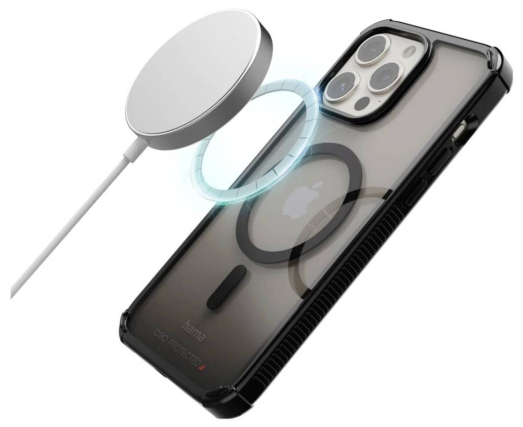 Hama Handyhülle "Extreme Protect" für Apple iPhone 16, magnetisch, Schwarz Cover Apple iPhone 16 Schwarz 00136841