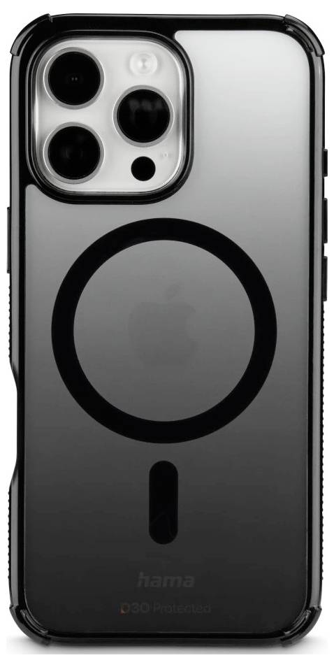 Hama Handyhülle "Extreme Protect" für iPhone 16 Pro Max, magnetisch, Schwarz Cover Apple iPhone 16 Pro Max Schwarz 00136843