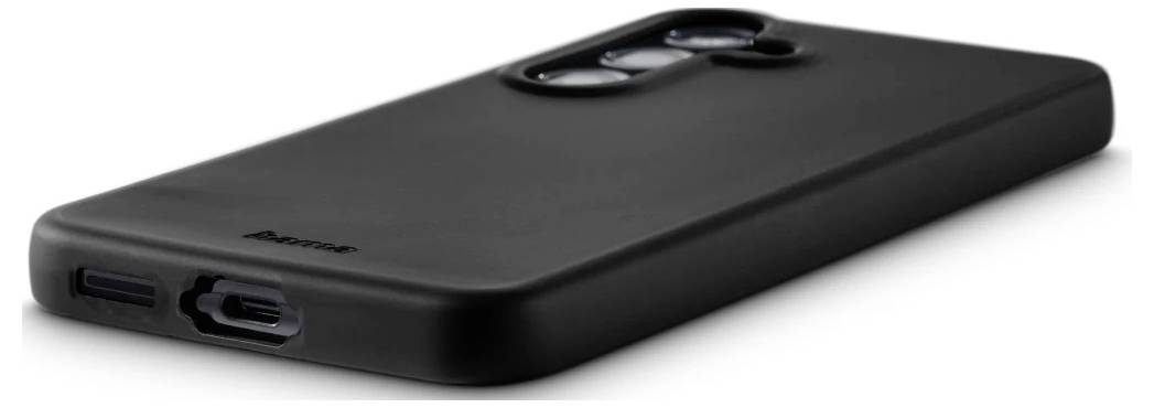 Hama Handyhülle "Fantastic Feel" für Samsung Galaxy S24 FE, Schwarz Cover Samsung Galaxy S24 FE Schwarz 00137987