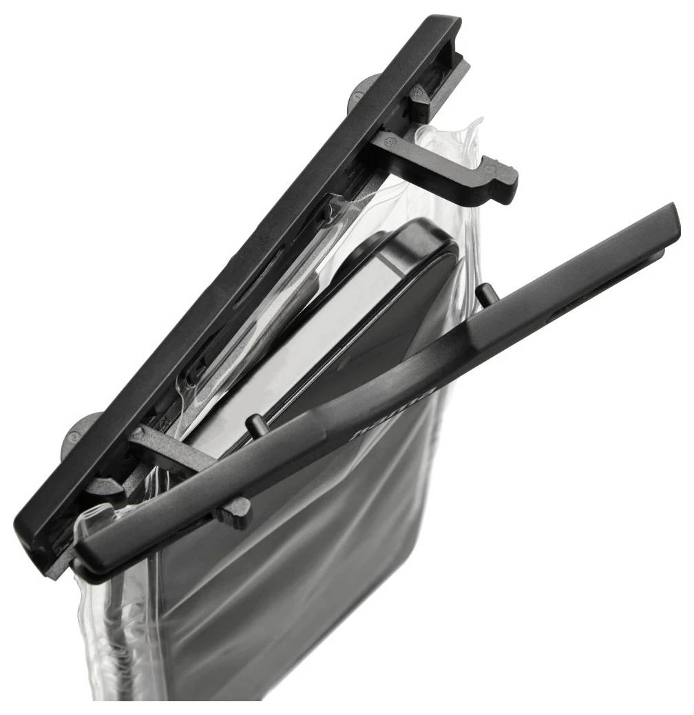 Hama Wasserdichte Handyhülle, bis 6,7", IPX8, Unterwasserhülle, zum Umhängen, SW Cover Universal Universal Schwarz, Transparent