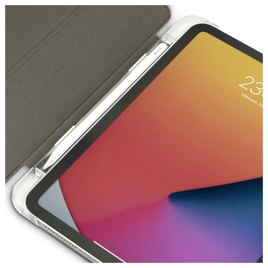 Hama Tablet-Hülle "Fold Clear" m. Stiftfach f. iPad 11" (25)/iPad 10.9" (22), SW Tablet Hülle 27,7cm (10,9") Schwarz