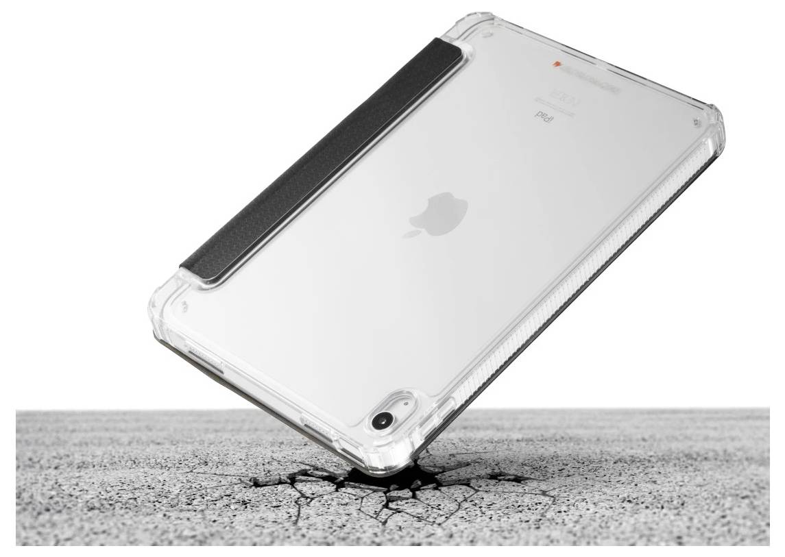 Hama Tablet-Hülle "Extreme Protect" f. iPad 11"(25)/10.9" (22), durchsichtig, SW Tablet Hülle 27,9cm (11") Schwarz