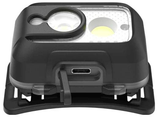 hama 00228609 LED-Stirnlampe "HL500-C", mit Akku, Kopflampe zum Joggen, Arbeiten, 4 Modi