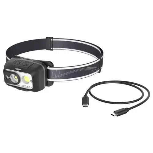 Hama LED-Stirnlampe "HL500-C", mit Akku, Kopflampe zum Joggen, Arbeiten, 4 Modi Stirnlampe 120g Hama LED-Stirnlampe "HL500-C", mit Akku, Kopflampe zum Joggen, Arbeiten, 4 Modi Stirnlampe 120g