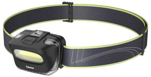 Hama LED-Stirnlampe  HL110 , Batterien, COB, Kopflampe zum Joggen, Sport, 2 Modi 00228614 Stirnlamp