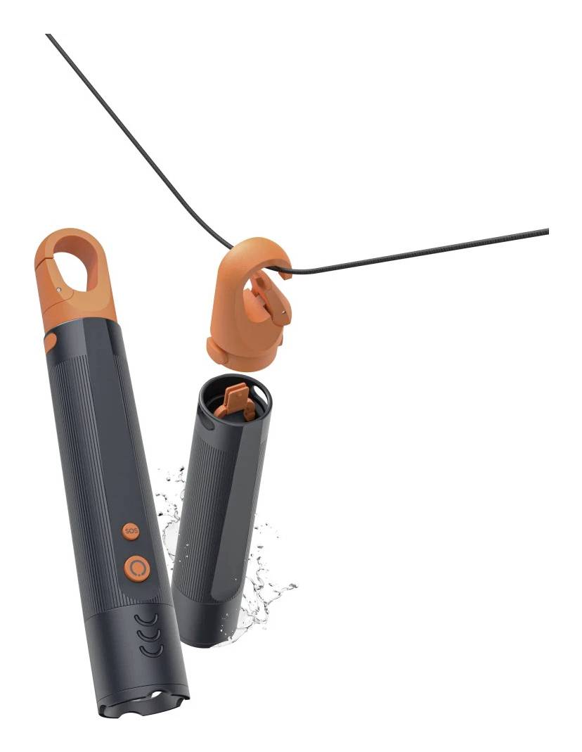 Hama LED-Taschenlampe "FLX350", Batterien, stoßfest, Aluminium, 4 Modi+SOS, Zoom Taschenlampe 233g