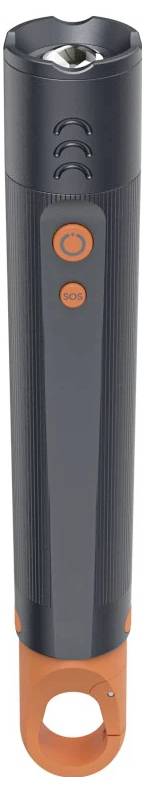 Hama LED-Taschenlampe "FLX600", Batterien, stoßfest, Aluminium, 4 Modi+SOS, Zoom 00228605 Taschenlampe 266g