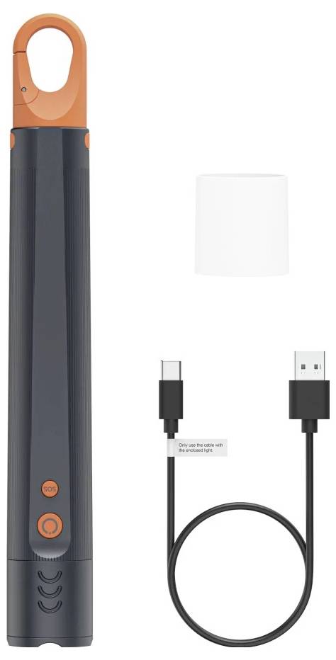 hama 00228607 LED-Taschenlampe "FLX1200-C", aufladbar, stoßfest, Alu, 4 Modi + SOS, Zoom