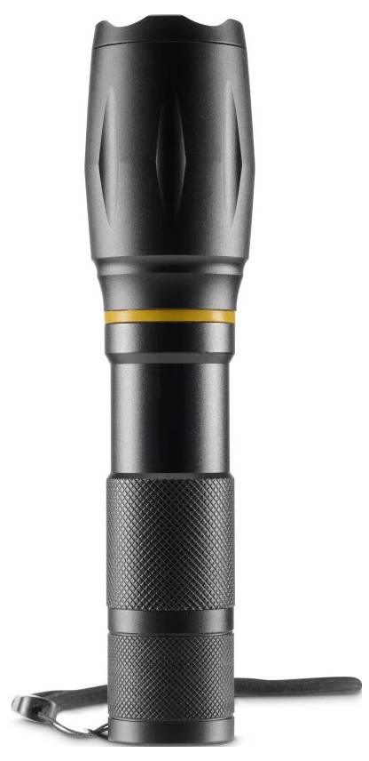 Hama LED-Taschenlampe "W200", Batterien, Zoom, COB, Aluminium, 3 Modi Taschenlampe 140g