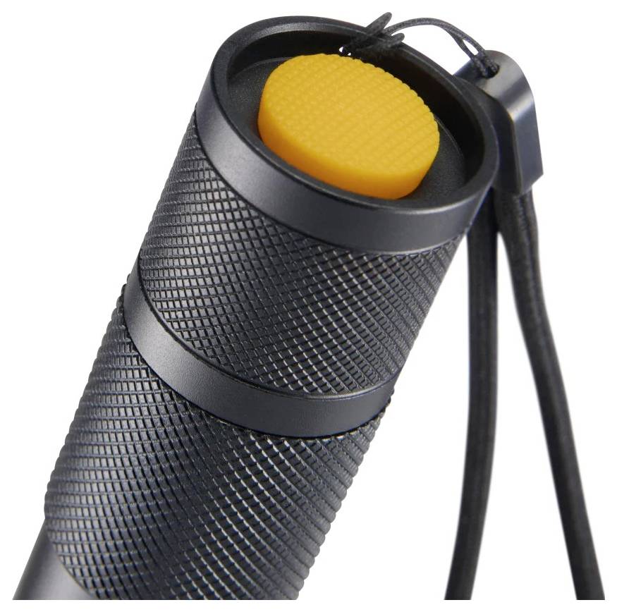 Hama LED-Taschenlampe "W200", Batterien, Zoom, COB, Aluminium, 3 Modi Taschenlampe 140g