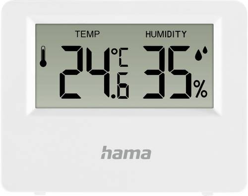 Hama Thermometer und Hygrometer  Ebro , digital, für innen oder außen, Weiß Thermo-/Hygrometer 002