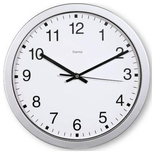 Hama 00185870 Quarz Wanduhr 40 mm