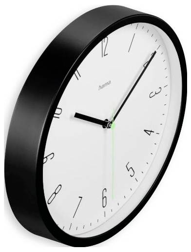 Hama 00185882 Quarz Wanduhr 40mm