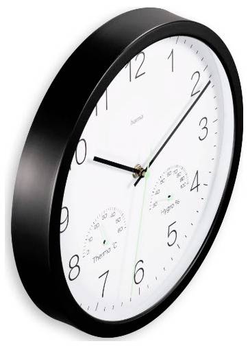 Hama 00185885 Quarz Wanduhr 30cm x 30cm x 4cm