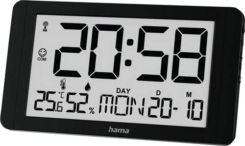 Hama 00222215 Funkuhr 24.8 cm x 14 cm x 3 cm