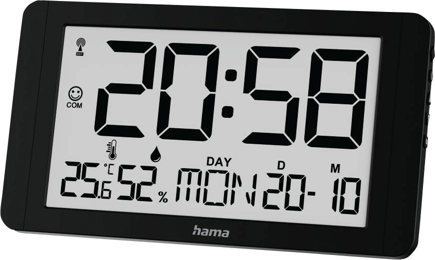 Hama 00222215 Funkuhr 248 mm x 140 mm x 30 mm