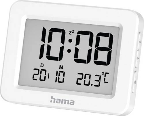 Hama 00222205 Wecker Weiß