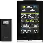 Hama Wetterstation "Jamaika", mit Außensensor, Funk, Wecker, Raumklima, Schwarz 00222239 Funk-Wetterstation Hama Wetterstation "Jamaika", mit Außensensor, Funk, Wecker, Raumklima, Schwarz 00222239 Funk-Wetterstation