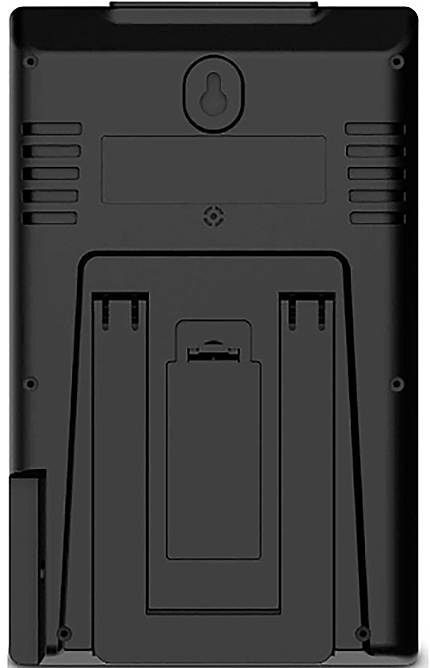Hama Wetterstation "Jamaika", mit Außensensor, Funk, Wecker, Raumklima, Schwarz 00222239 Funk-Wetterstation