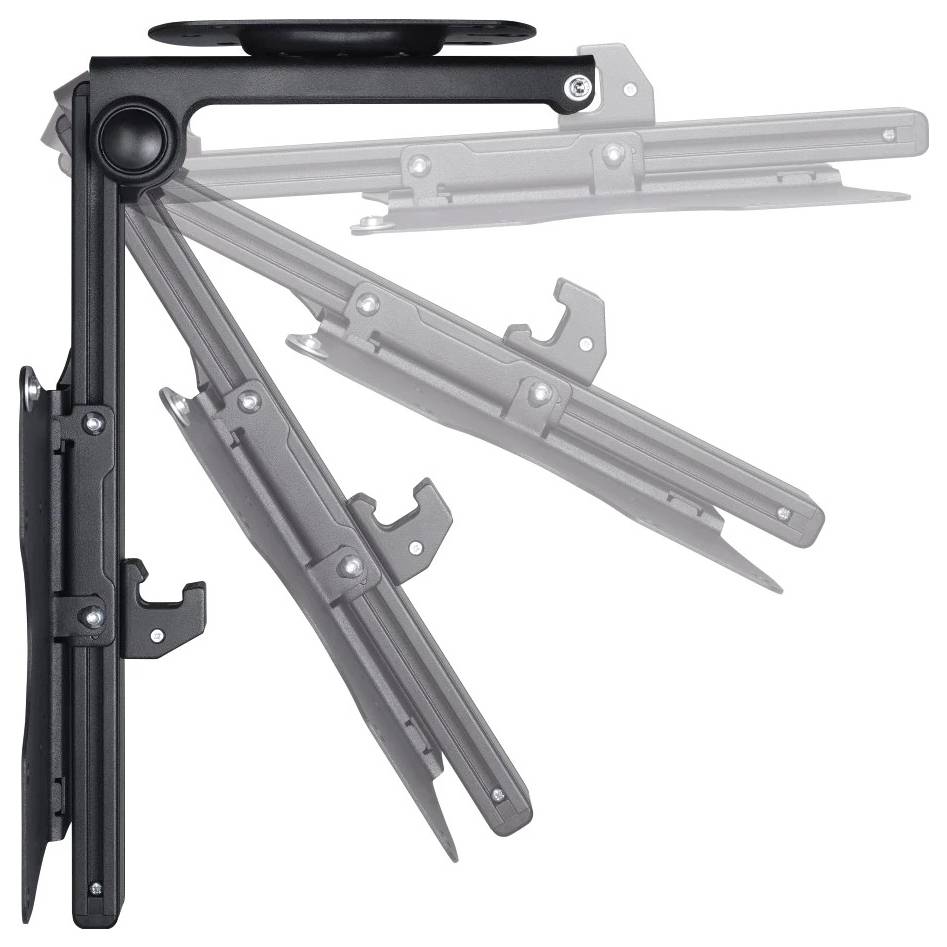 Hama TV-Deckenhalterung, schwenkbar, höhenverstellbar, 117cm (46") bis 20kg TV-Deckenhalterung 116,8cm (46")