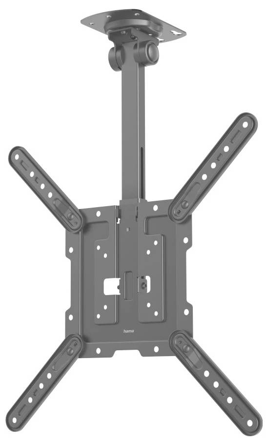 Hama TV-Deckenhalterung schwenkbar, höhenverstellbar, 400x400, 165cm (65"), SW TV-Deckenhalterung 165,1cm (65")
