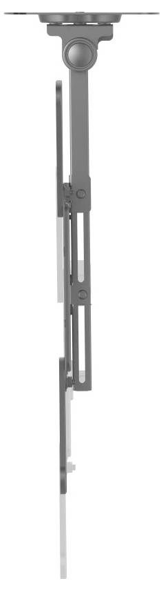 Hama TV-Deckenhalterung schwenkbar, höhenverstellbar, 400x400, 165cm (65"), SW TV-Deckenhalterung 165,1cm (65")