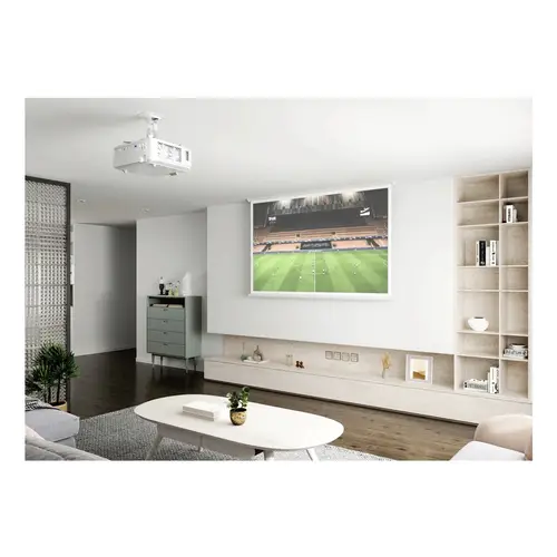 Hama Beamerhalterung, schwenkbar, drehbar, neigbar, für Decke, bis 13,5kg Beamer-Deckenhalterung Weiß Hama Beamerhalterung, schwenkbar, drehbar, neigbar, für Decke, bis 13,5kg Beamer-Deckenhalterung Weiß