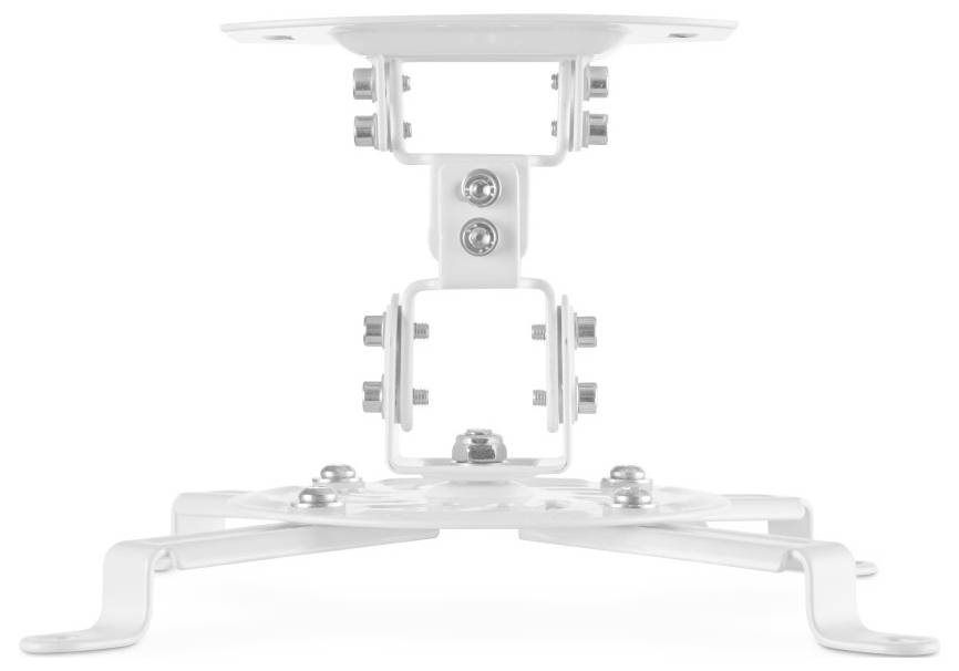 Hama Beamerhalterung, schwenkbar, drehbar, neigbar, für Decke, bis 13,5kg Beamer-Deckenhalterung Weiß
