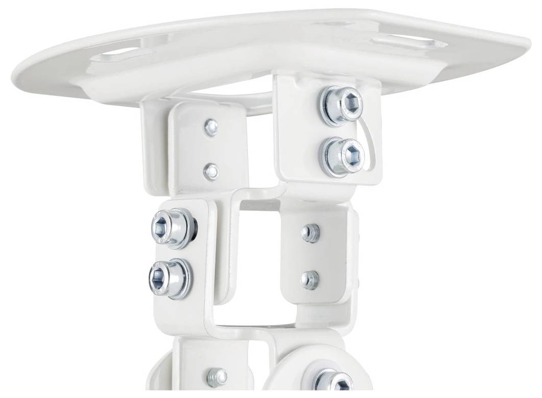 Hama Beamerhalterung, schwenkbar, drehbar, neigbar, für Decke, bis 13,5kg Beamer-Deckenhalterung Weiß