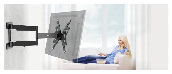 Hama TV-Wandhalterung schwenkbar, ausziehbar, langer Arm, 165cm (65") bis 50kg TV-Wandhalterung 165,1cm (65")