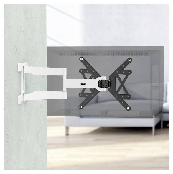 Hama TV-Wandhalterung, schwenkbar, neigbar, langer Arm, 165cm (65"), bis 50kg TV-Wandhalterung 165,1cm (65")