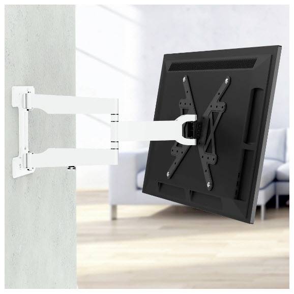 Hama TV-Wandhalterung, schwenkbar, neigbar, langer Arm, 165cm (65"), bis 50kg TV-Wandhalterung 165,1cm (65")