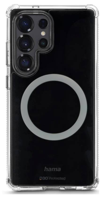 Hama Handyhülle "Extreme Protect" für Galaxy S25 Ultra, magnetisch, durchsichtig Cover Samsung Galaxy S25 Ultra Transparent 00080592