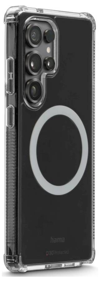 Hama Handyhülle "Extreme Protect" für Galaxy S25 Ultra, magnetisch, durchsichtig Cover Samsung Galaxy S25 Ultra Transparent