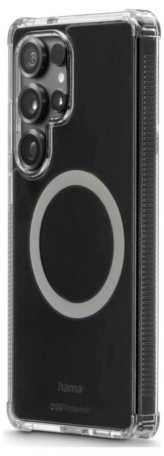 Hama Handyhülle "Extreme Protect" für Galaxy S25 Ultra, magnetisch, durchsichtig Cover Samsung Galaxy S25 Ultra Transparent