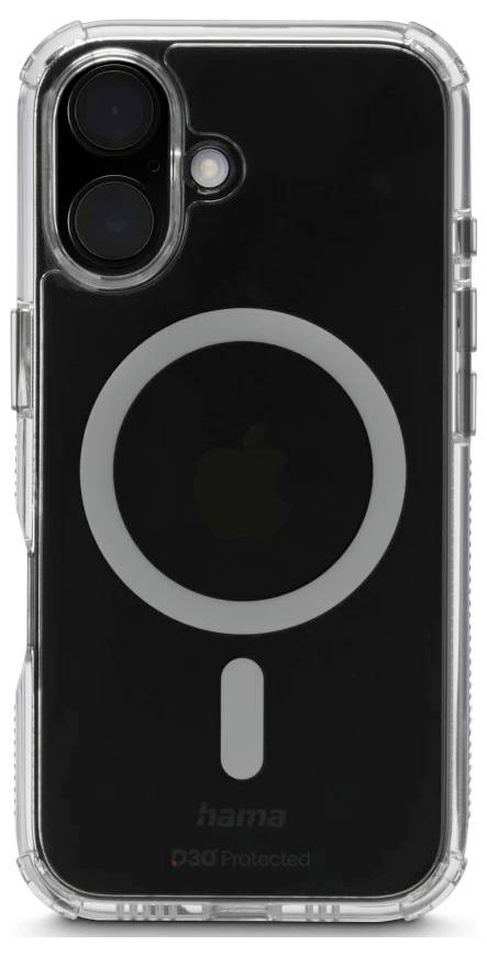 Hama Handyhülle "Extreme Protect" für Apple iPhone 16, magnetisch, durchsichtig Cover Apple iPhone