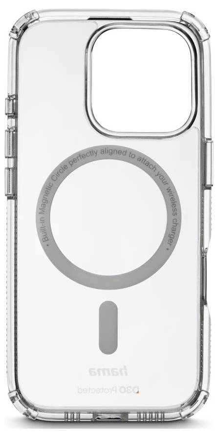 Hama Handyhülle "Extreme Protect" für iPhone 16 Pro, magnetisch, durchsichtig Cover Apple iPhone 16 Pro Transparent 00123765